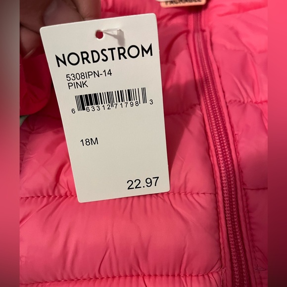 Urban Republic pink puffer jacket 18M - Picture 2 of 2